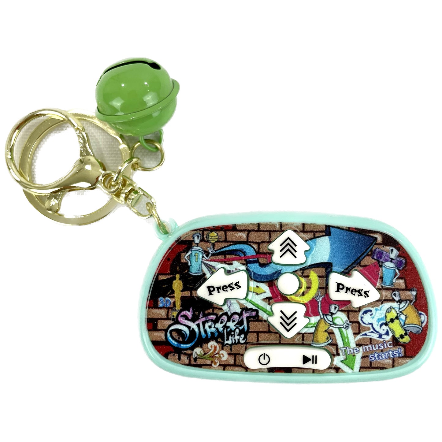 Dance Let's Go Melody Game Toy Key Chain KC0630-10 (12PC)