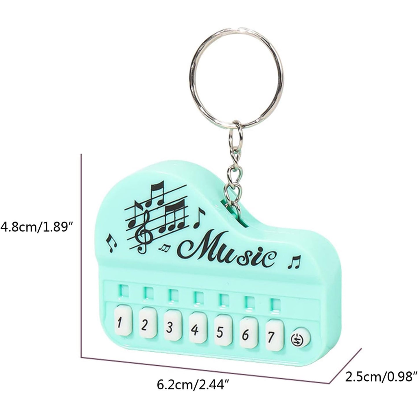 PIANO MELODY GAME TOY KEY CHAIN KC0630-8 (12PC)