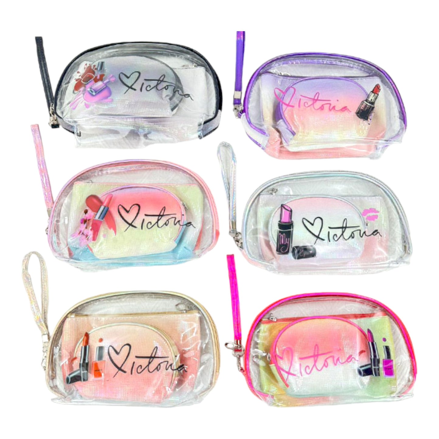 Clear Lipstick Pouch Set MK4226-10 (12SET)