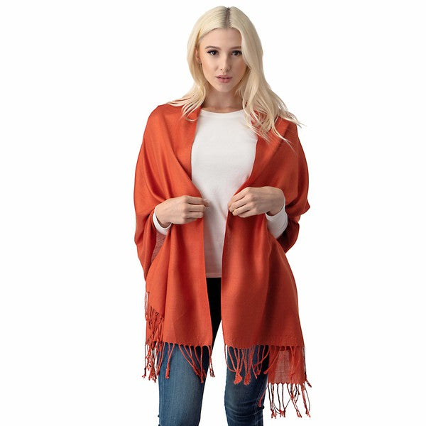 Plain Pashmina PP1028A. (12PC)