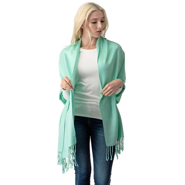 Plain Pashmina PP1028A. (12PC)