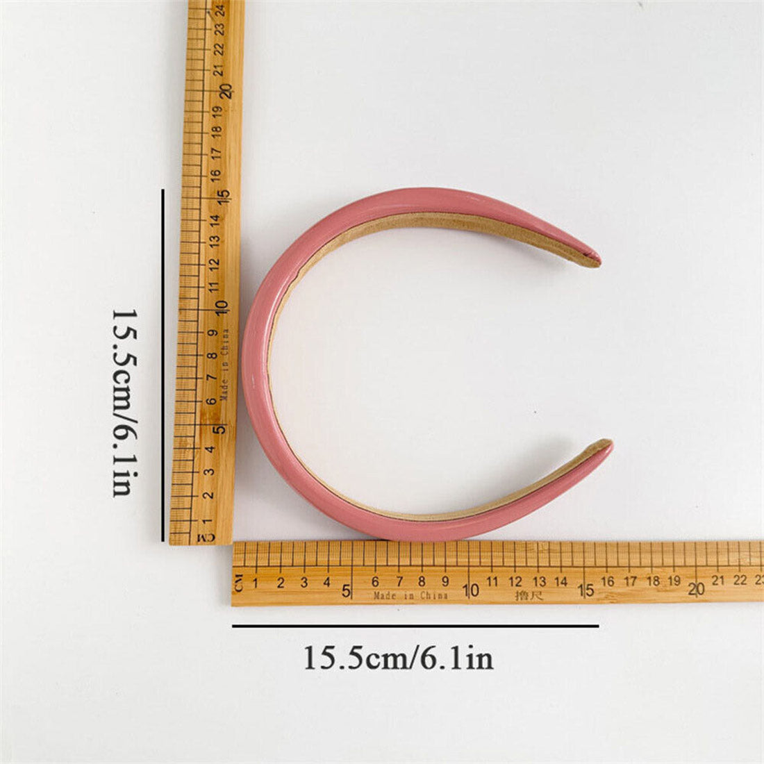 Pu Leather Plain Solid Color Headband HB1207-12 (12PC)