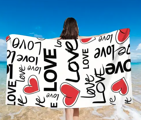 LOVE Letter Printer Beach Towel SS51120-93 (3PC)