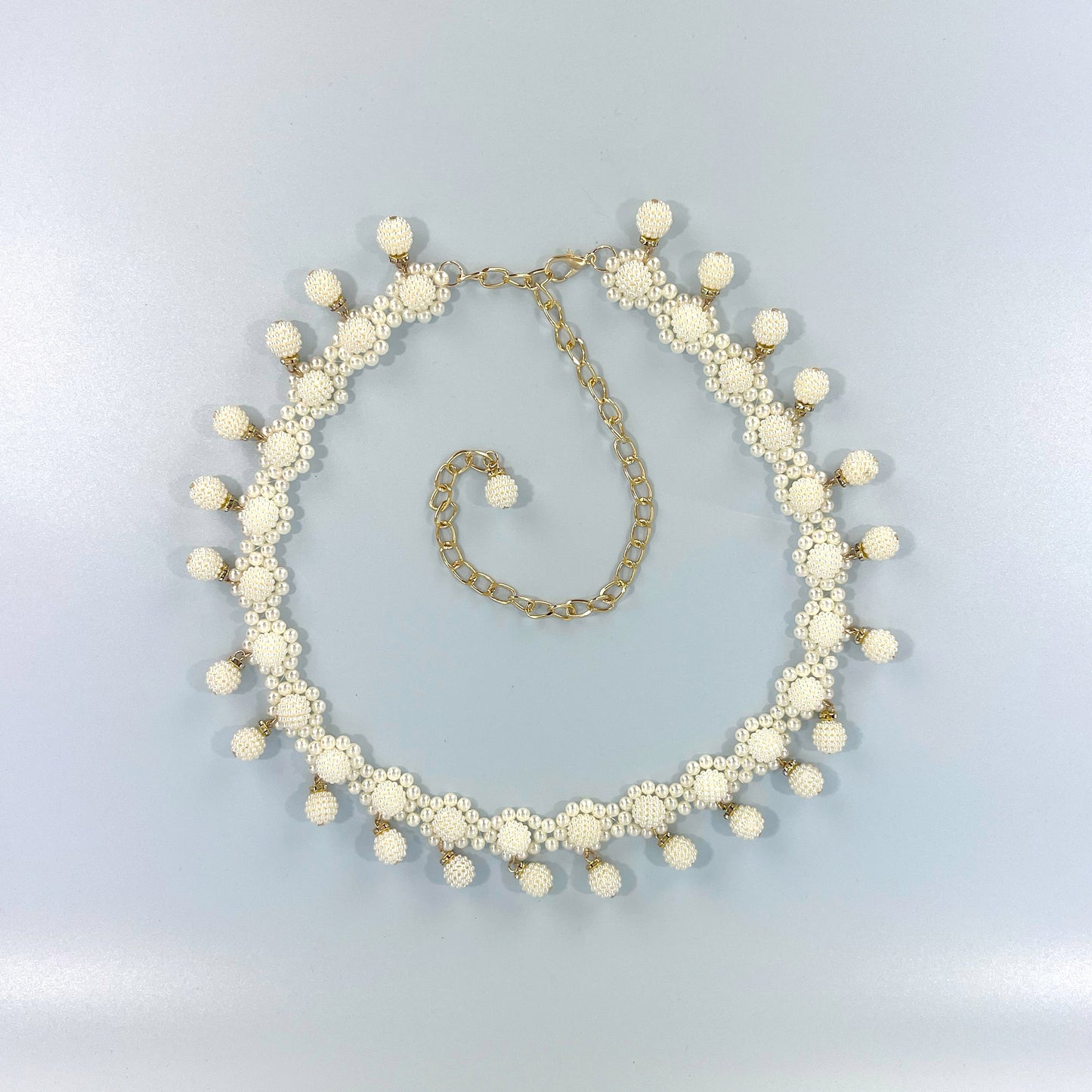 Pearl Bell Decorate Chain Belt BT0506-1 (4PC)