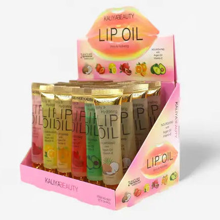 Kaliya Beauty Fruit Lip Oil J837. (24PC)