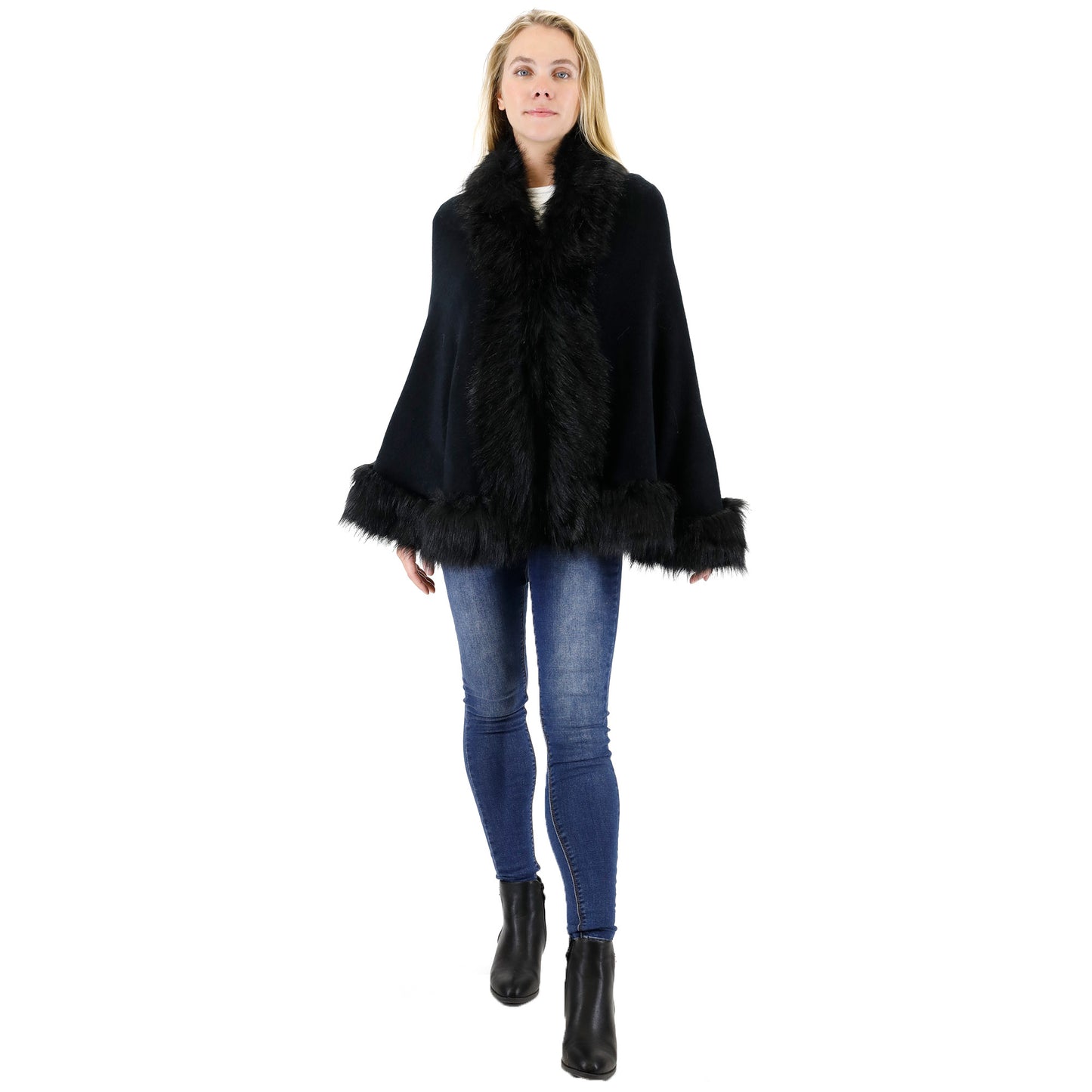 Fur Short Length Shawl SH923 (1PC)