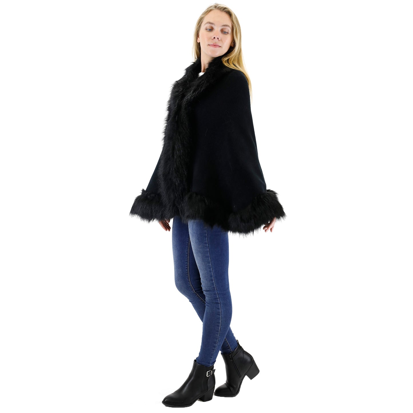 Fur Short Length Shawl SH923 (1PC)