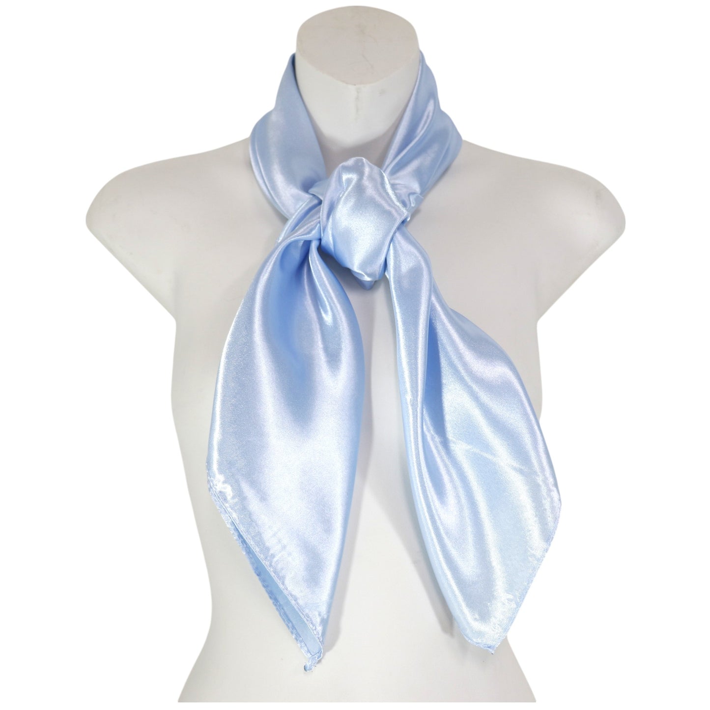 Satin Scarf Plain ST327A (12PC)