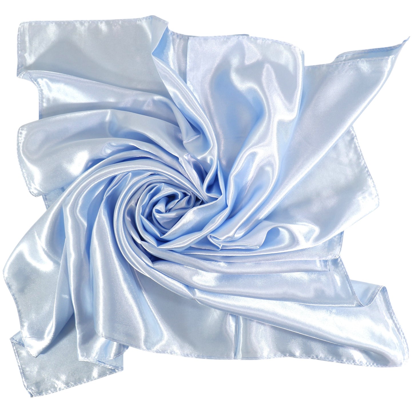 Satin Scarf Plain ST327A (12PC)