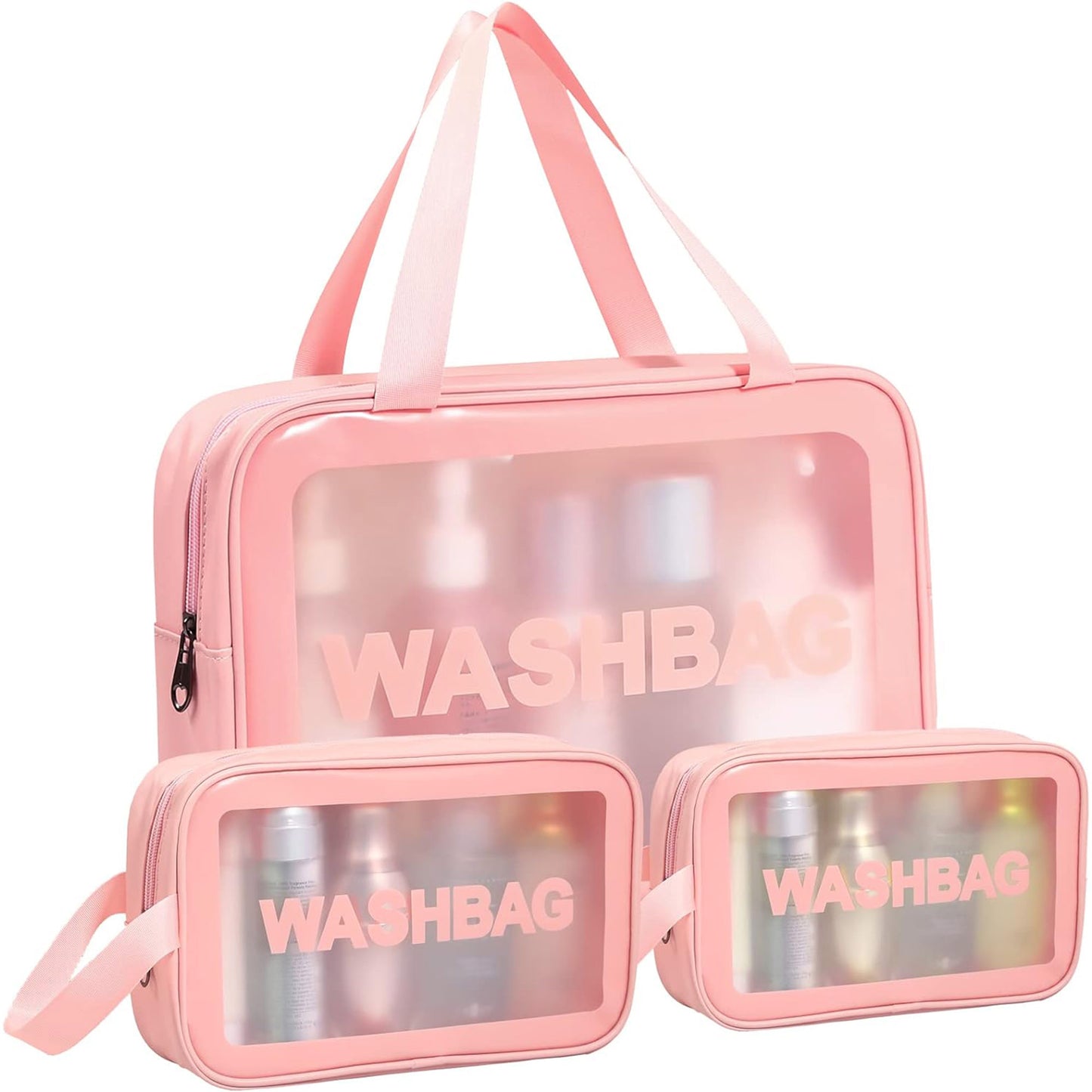 Waterproof Portable Cosmetic Bag 3pc Set BG4224-4 (6PC)