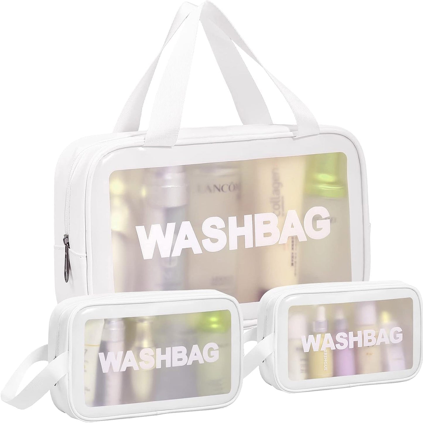 Waterproof Portable Cosmetic Bag 3pc Set BG4224-4 (6PC)