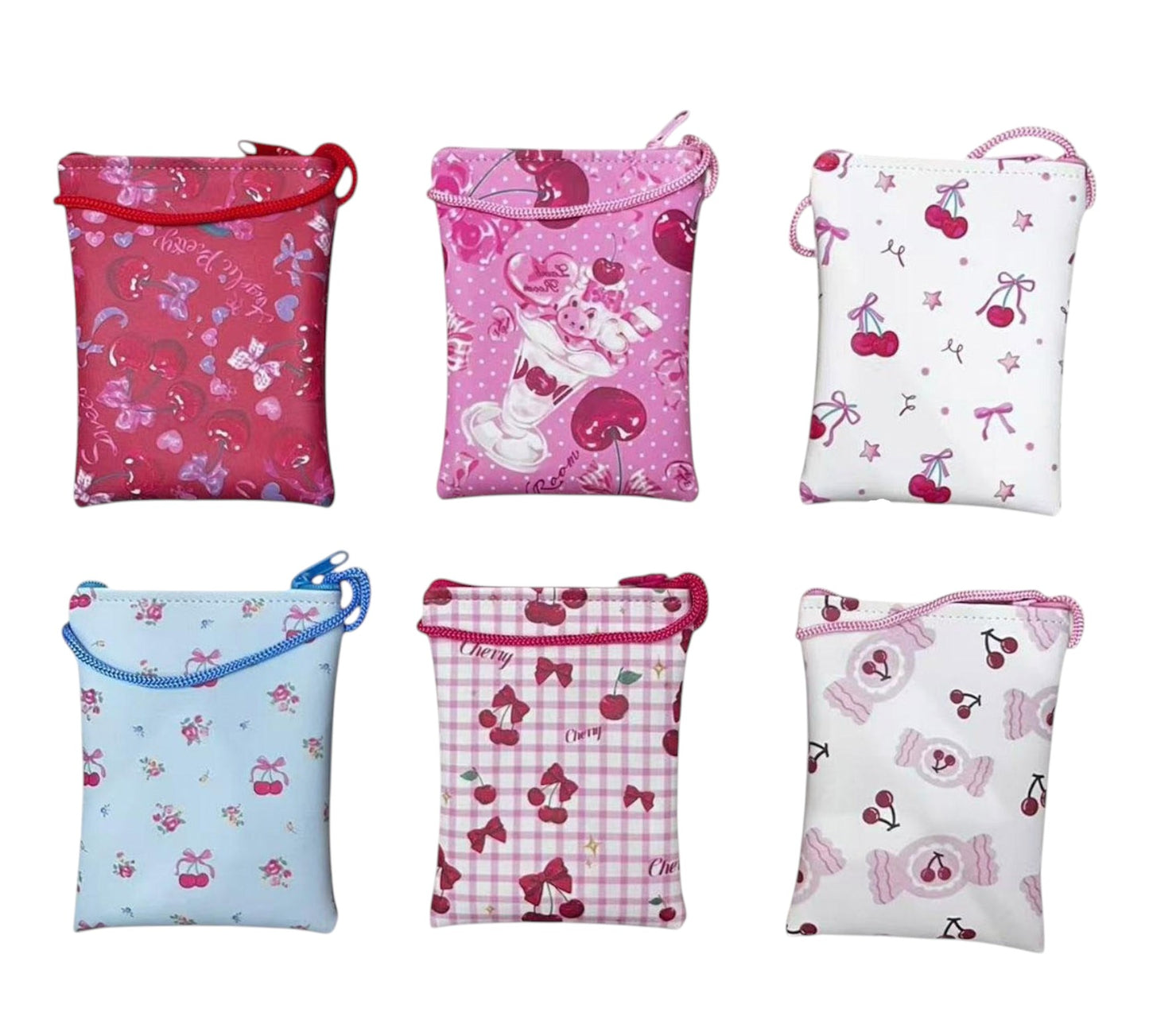 Cherry Pattern Mini Crossbody Bag BG5630-7 (12PC)