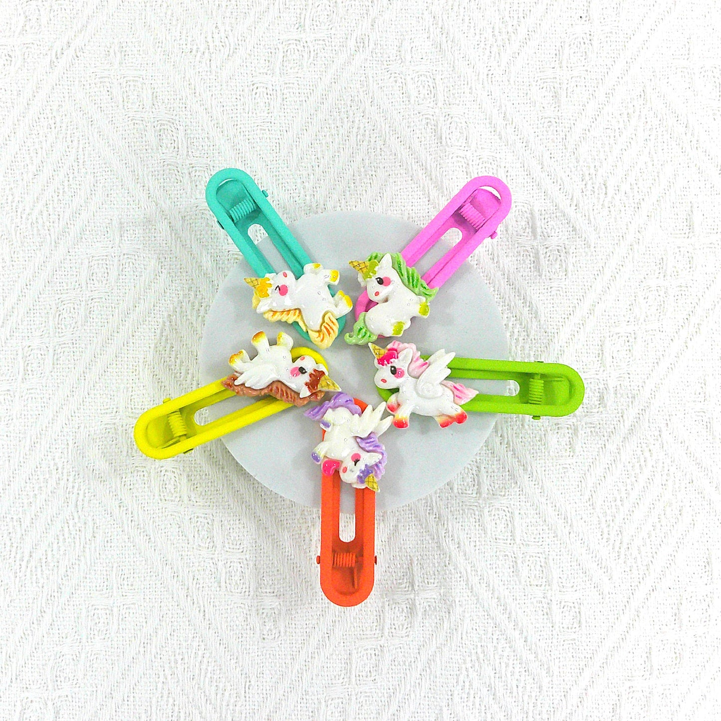Kids Cute Charm Colorful Hair Clip BH4977-1 (5CASE)