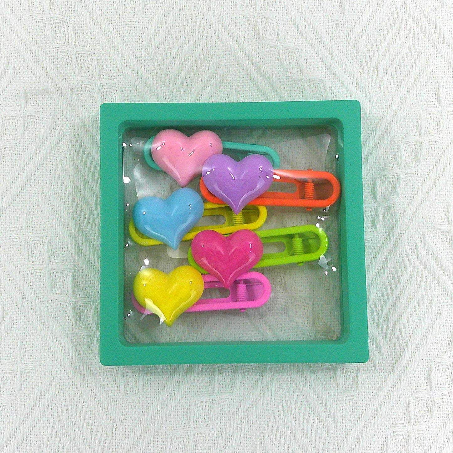 Kids Cute Charm Colorful Hair Clip BH4977-7 (5CASE)