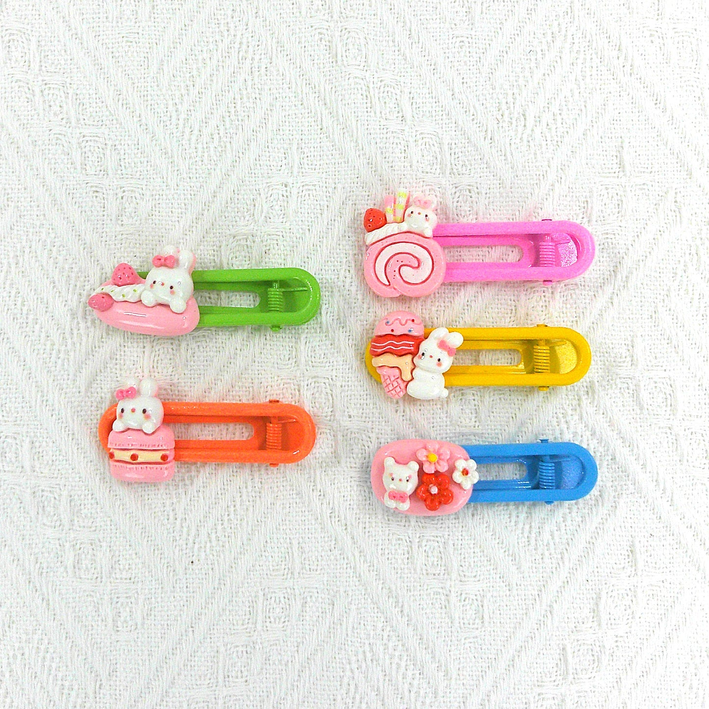 Kids Cute Charm Colorful Hair Clip BH4977-1 (5CASE)