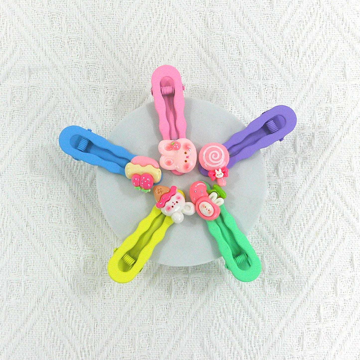 Kids Cute Charm Colorful Hair Clip BH4977-19 (5CASE)