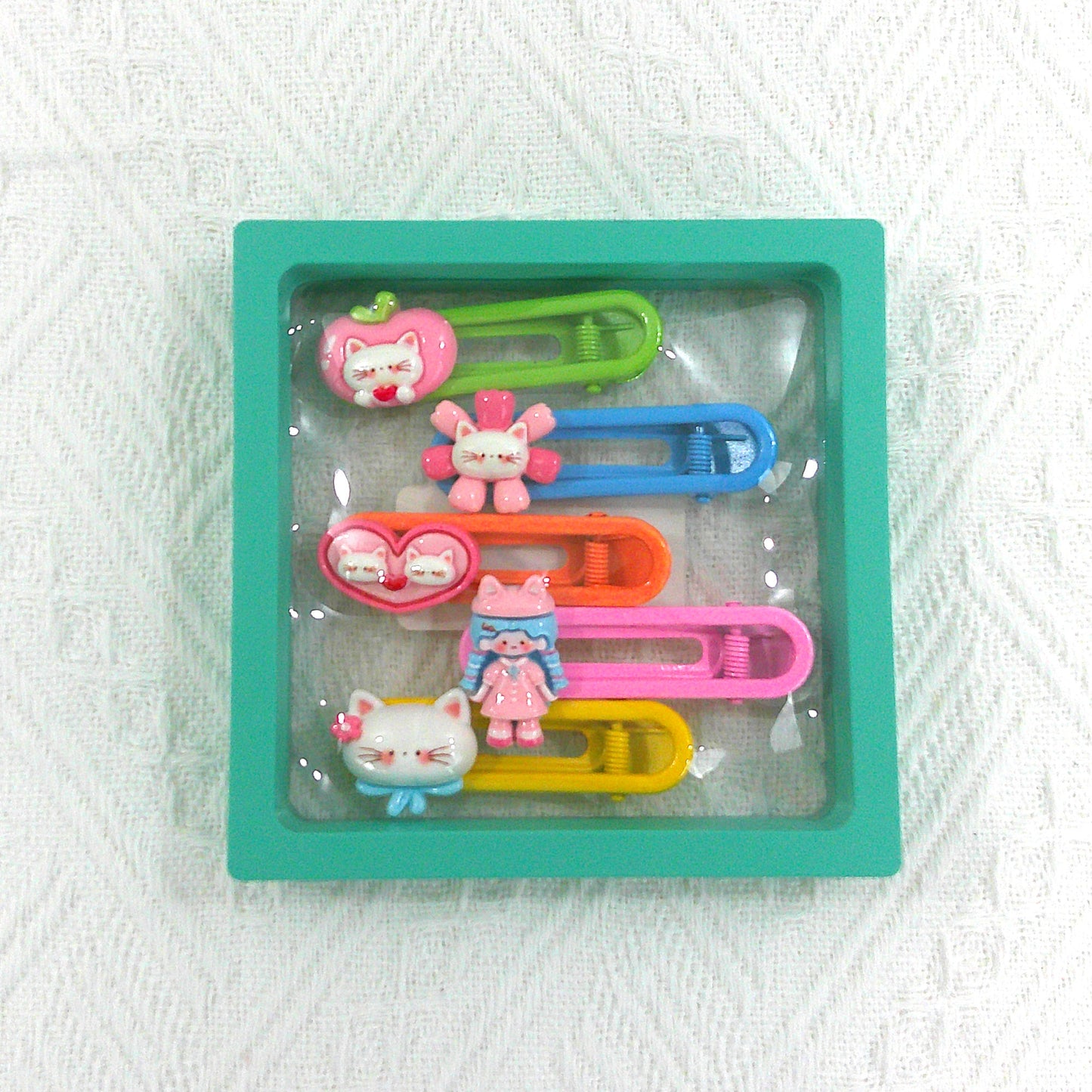 Kids Cute Charm Colorful Hair Clip BH4977-1 (5CASE)