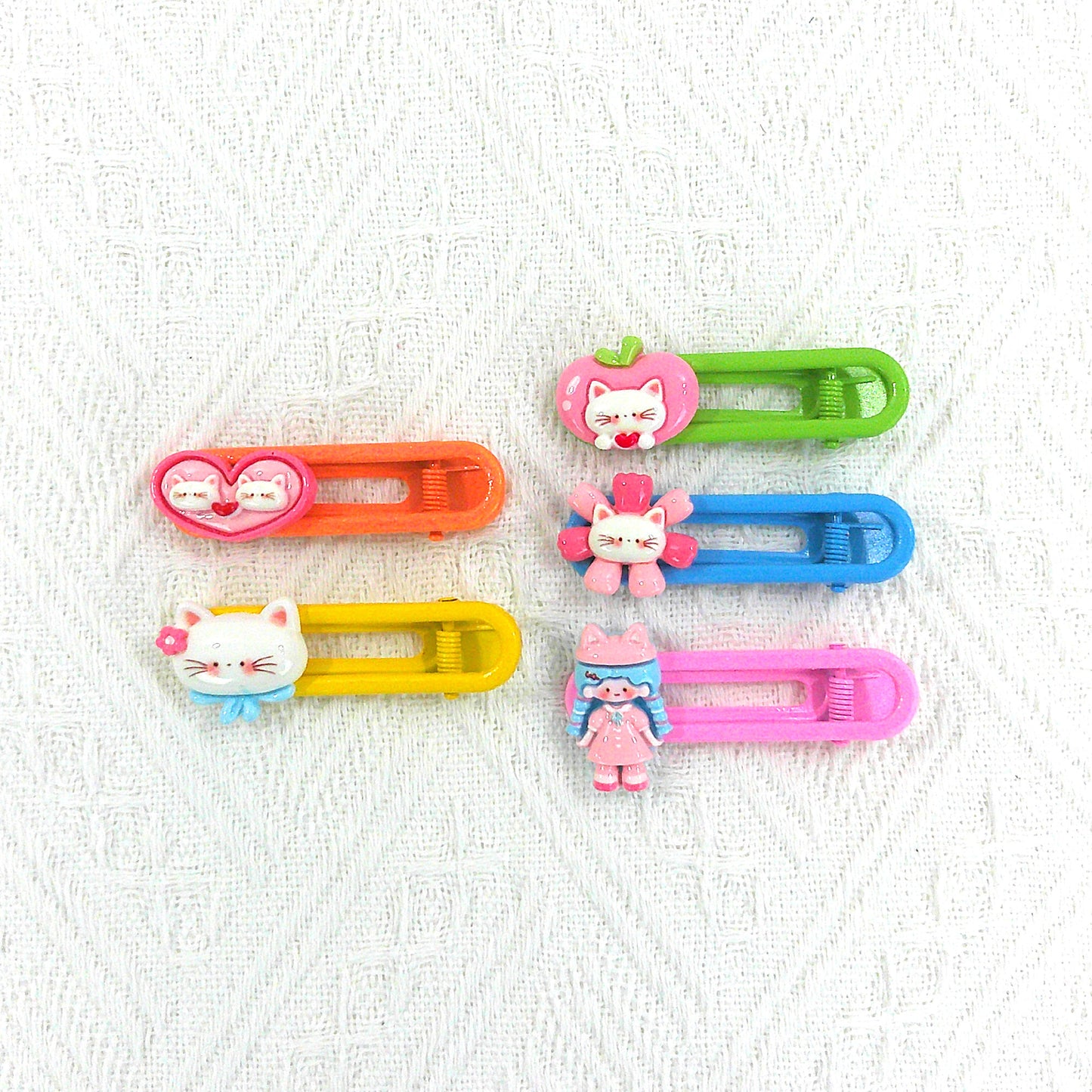 Kids Cute Charm Colorful Hair Clip BH4977-1 (5CASE)
