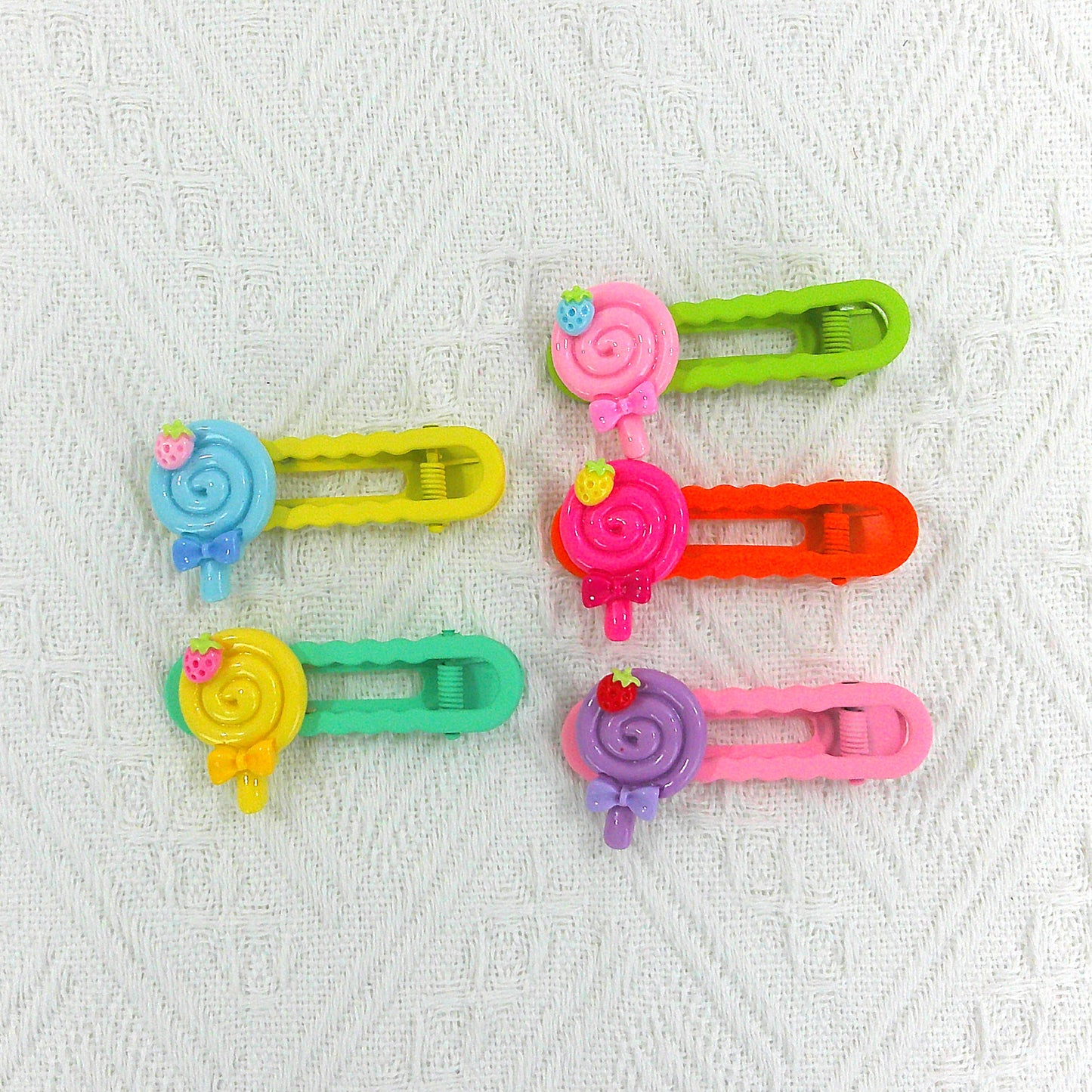 Kids Cute Charm Colorful Hair Clip BH4977-1 (5CASE)