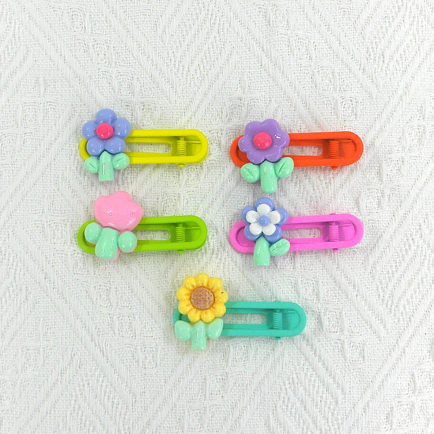 Kids Cute Charm Colorful Hair Clip BH4977-7 (5CASE)