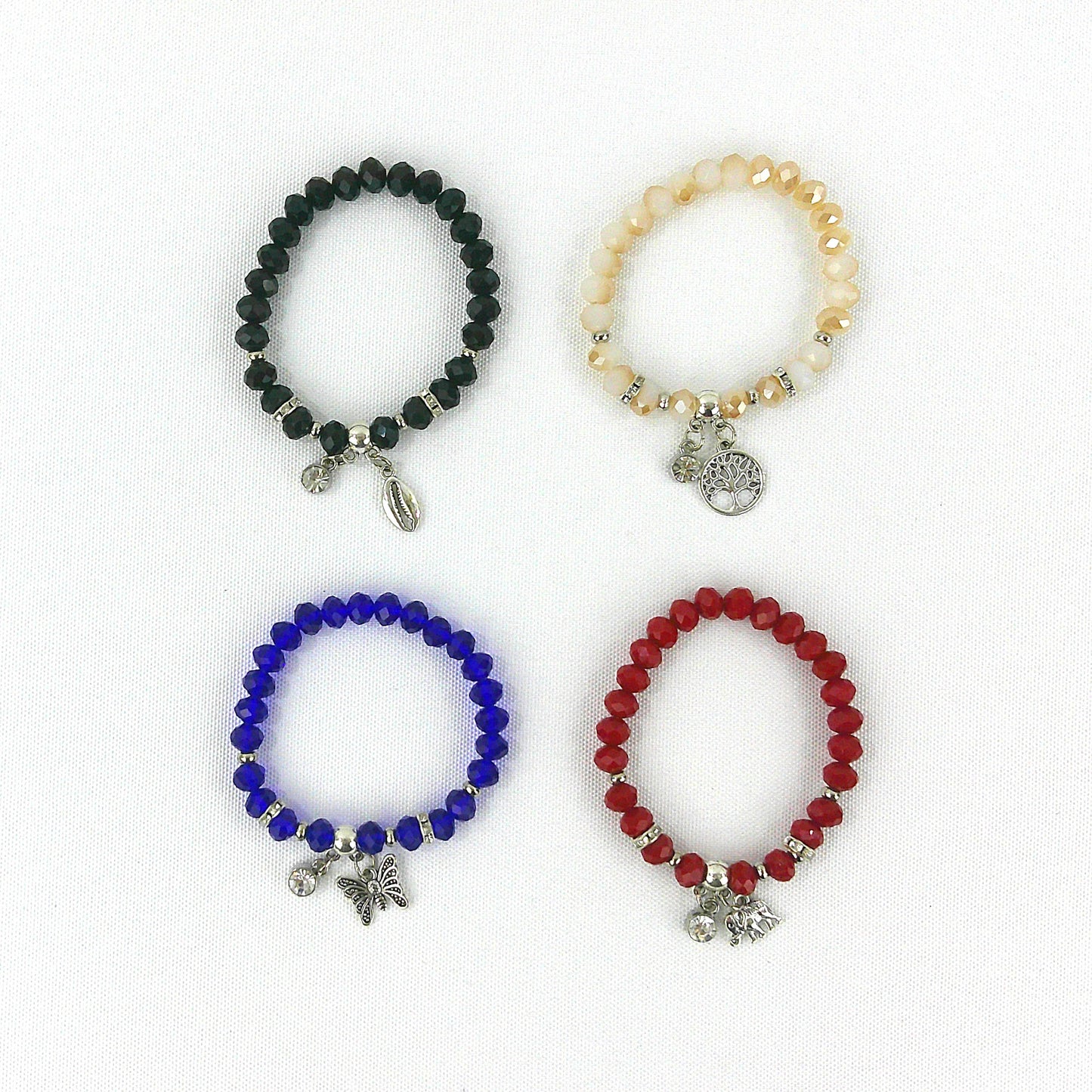 Bead Lucky Charm Bracelet BR3723-9 (12PC)