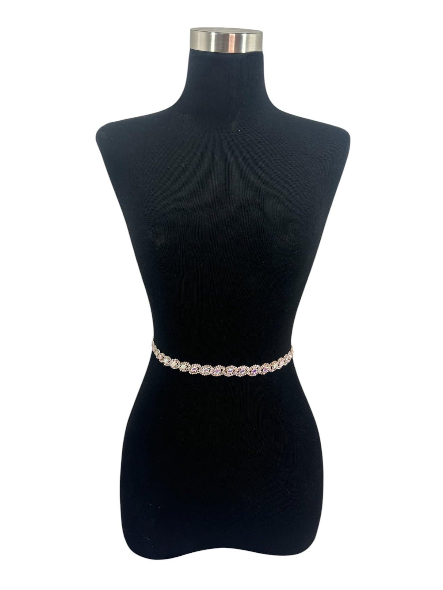Rhinestone Oval Wedding Belt BT704 (1PC)