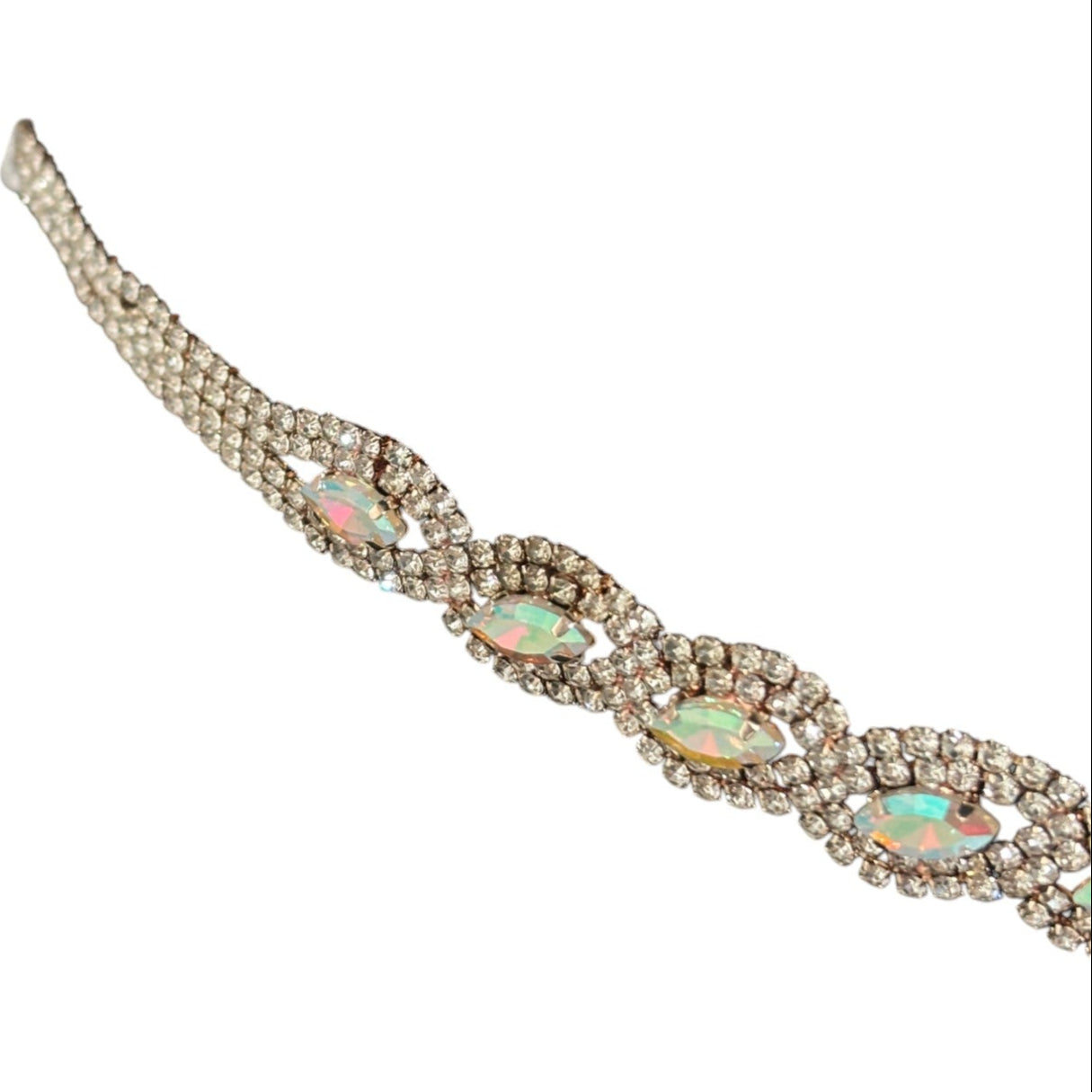 Rhinestone Oval Wedding Belt BT704 (1PC)