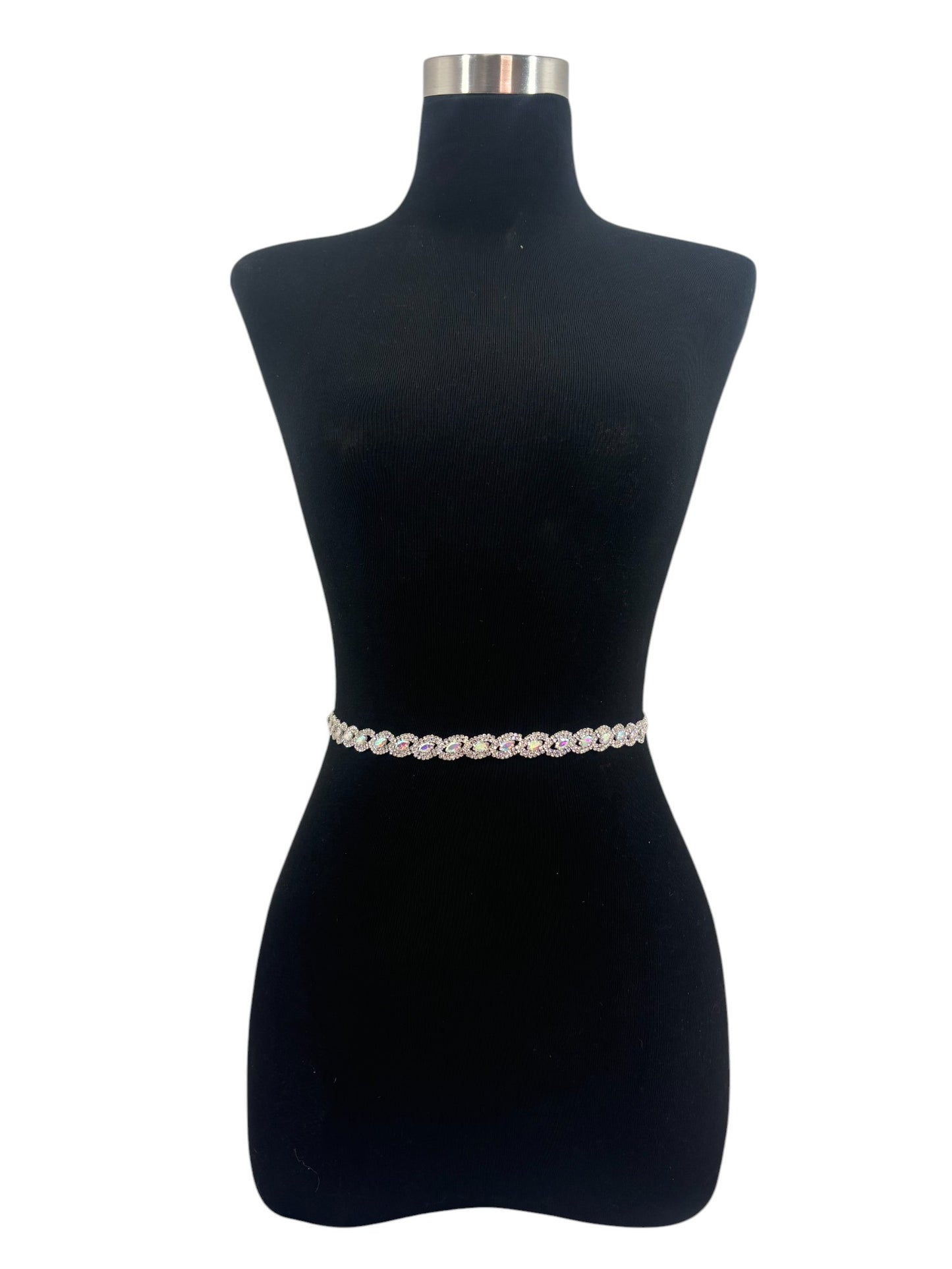 Rhinestone Oval Wedding Belt BT704 (1PC)