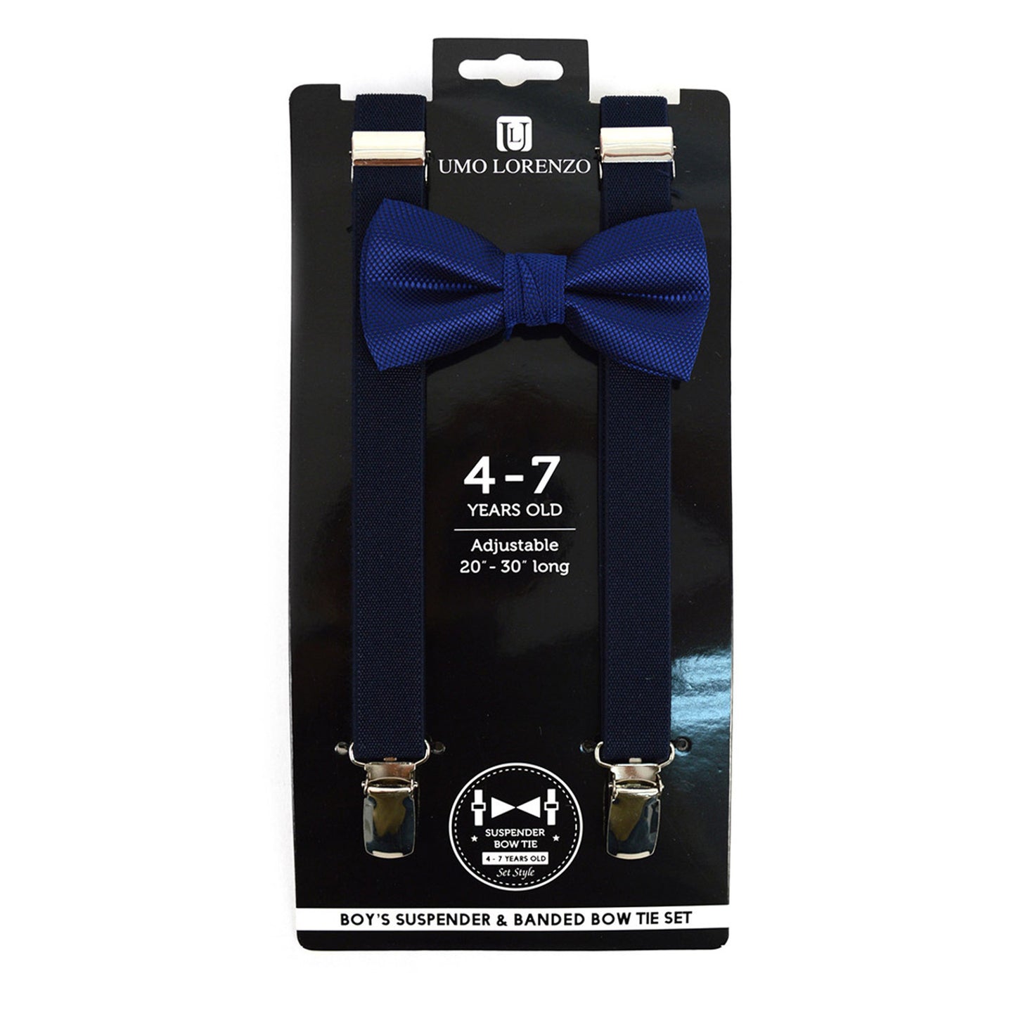 Boy's 4-7 Years Old Clip-on Suspenders & Bow Tie Set BTHSU47-6308 (1PC)