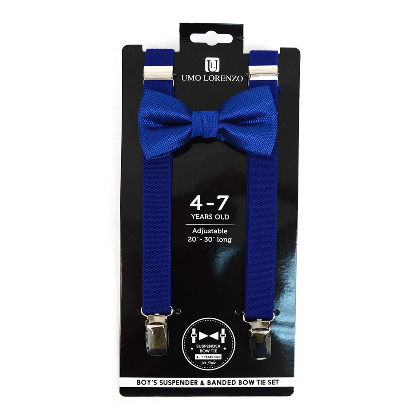 Boy's 4-7 Years Old Clip-on Suspenders & Bow Tie Set BTHSU47-6308 (1PC)