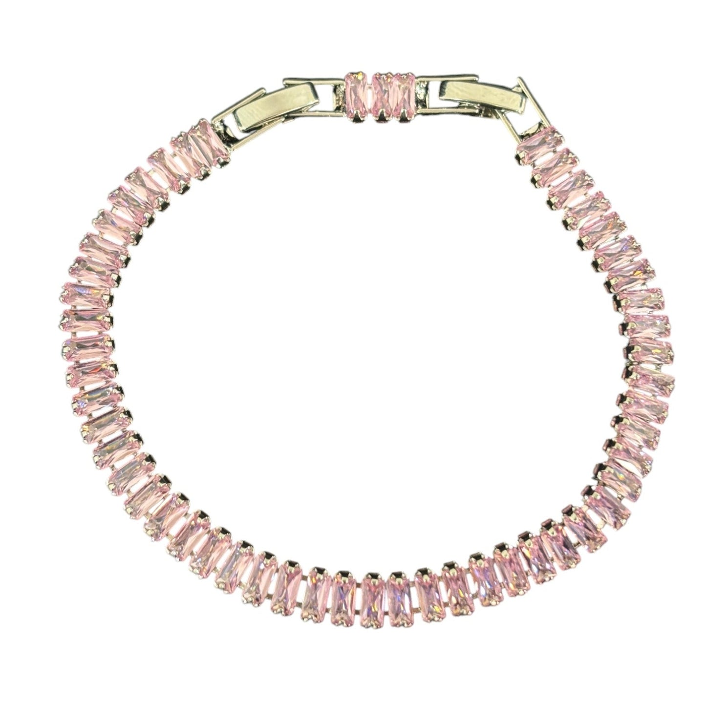 Crystal Bracelet With Extension CZ CB213 (4PC)