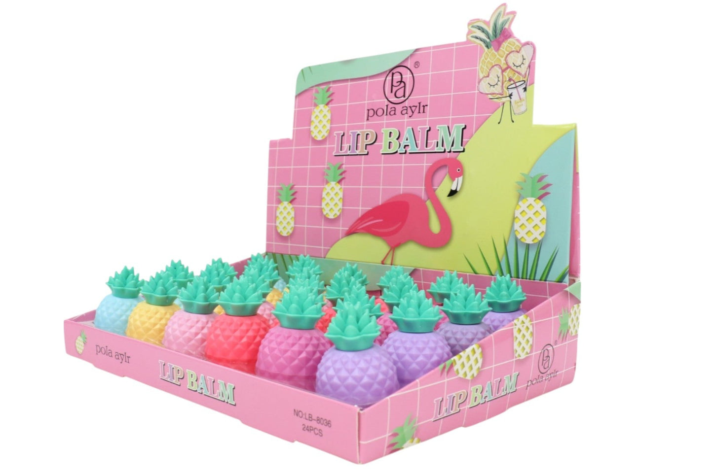 Pineapple Lip Balm LB4319-1 (24PC)