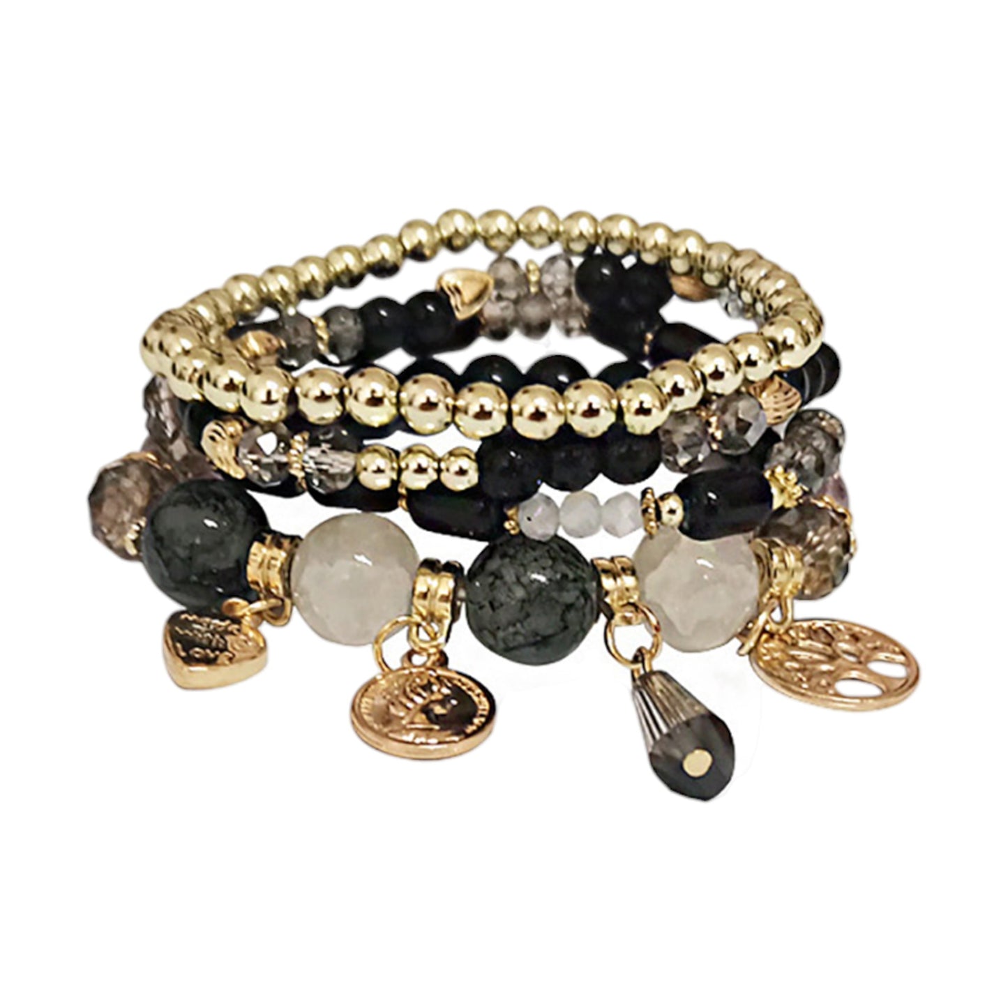 Tree Charm Ball Bracelet BR2521-61. (12PC)