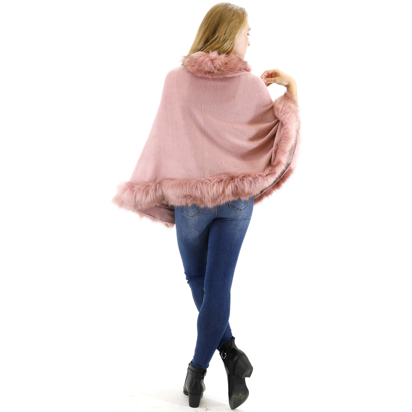 Fur Short Length Shawl SH923 (1PC)