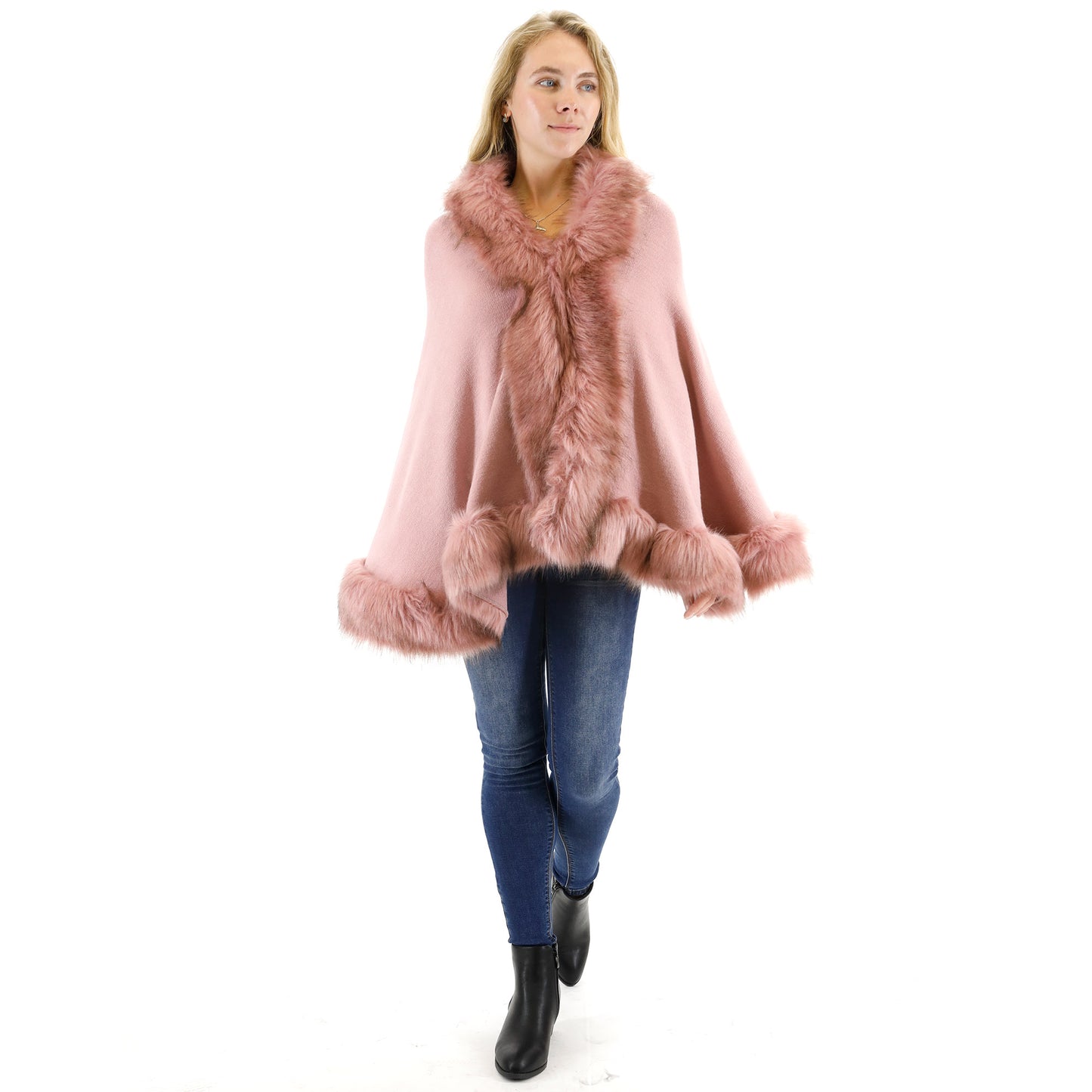 Fur Short Length Shawl SH923 (1PC)