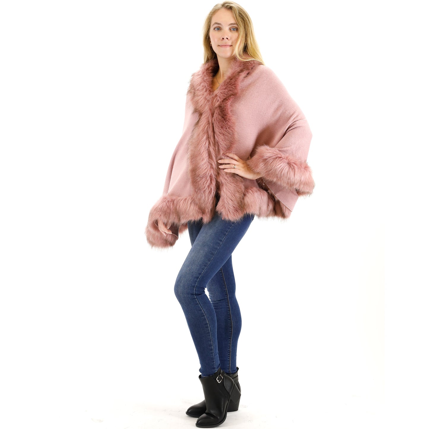Fur Short Length Shawl SH923 (1PC)