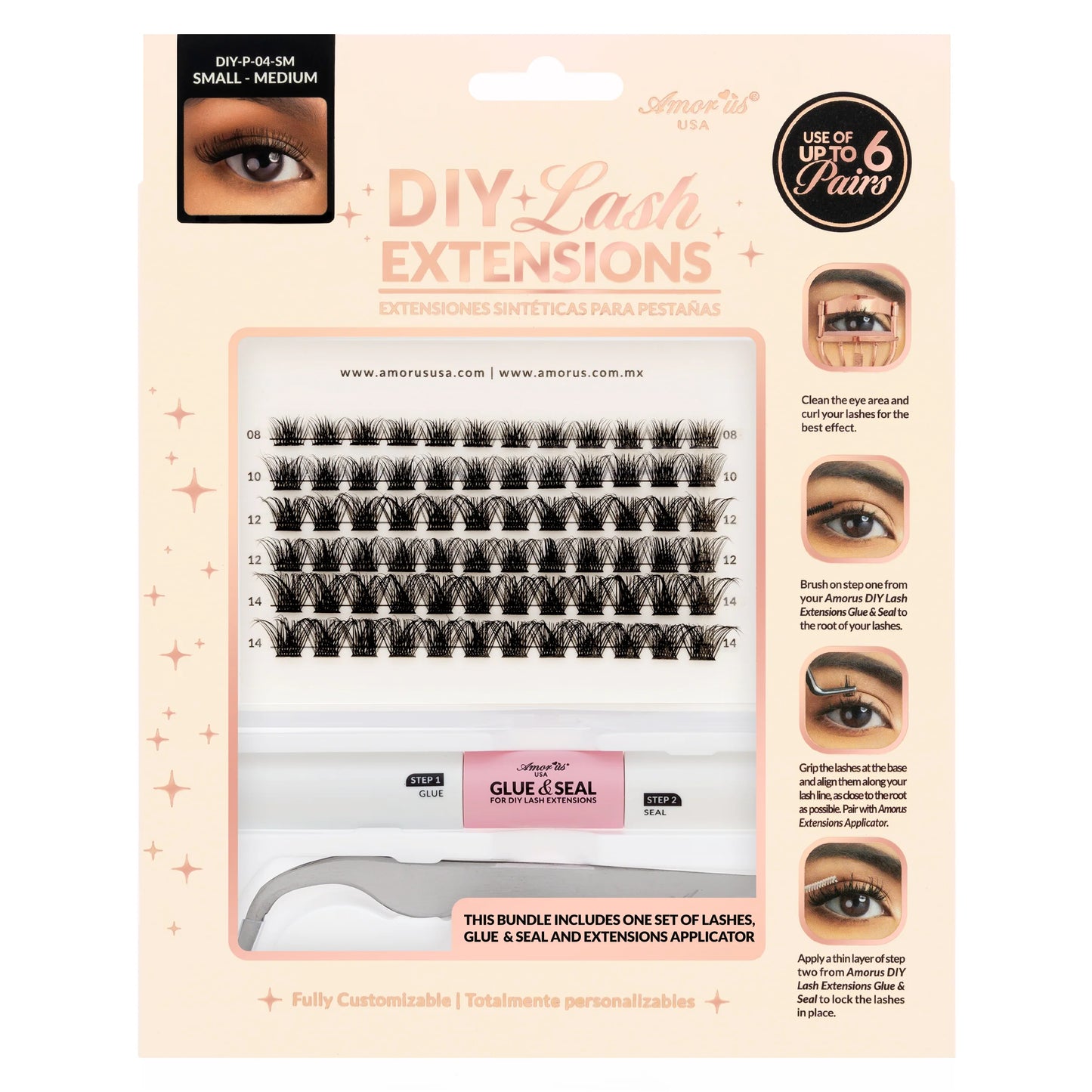 Starter Kit Diy Lash Extensions Bundle EL0702 (1pc)