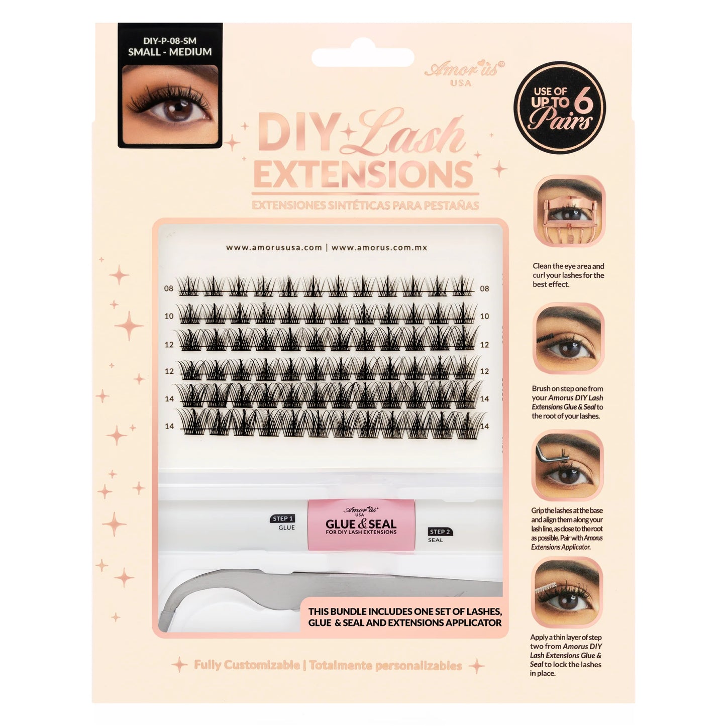 Starter Kit Diy Lash Extensions Bundle EL0702 (1pc)