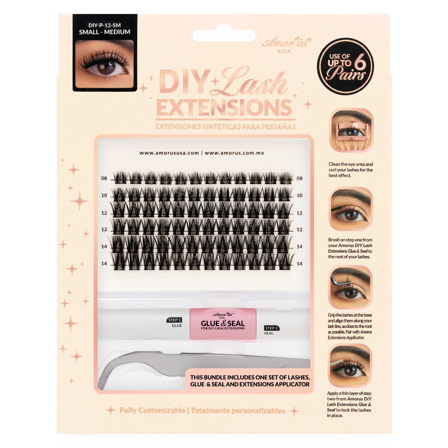 Starter Kit Diy Lash Extensions Bundle EL0702 (1pc)