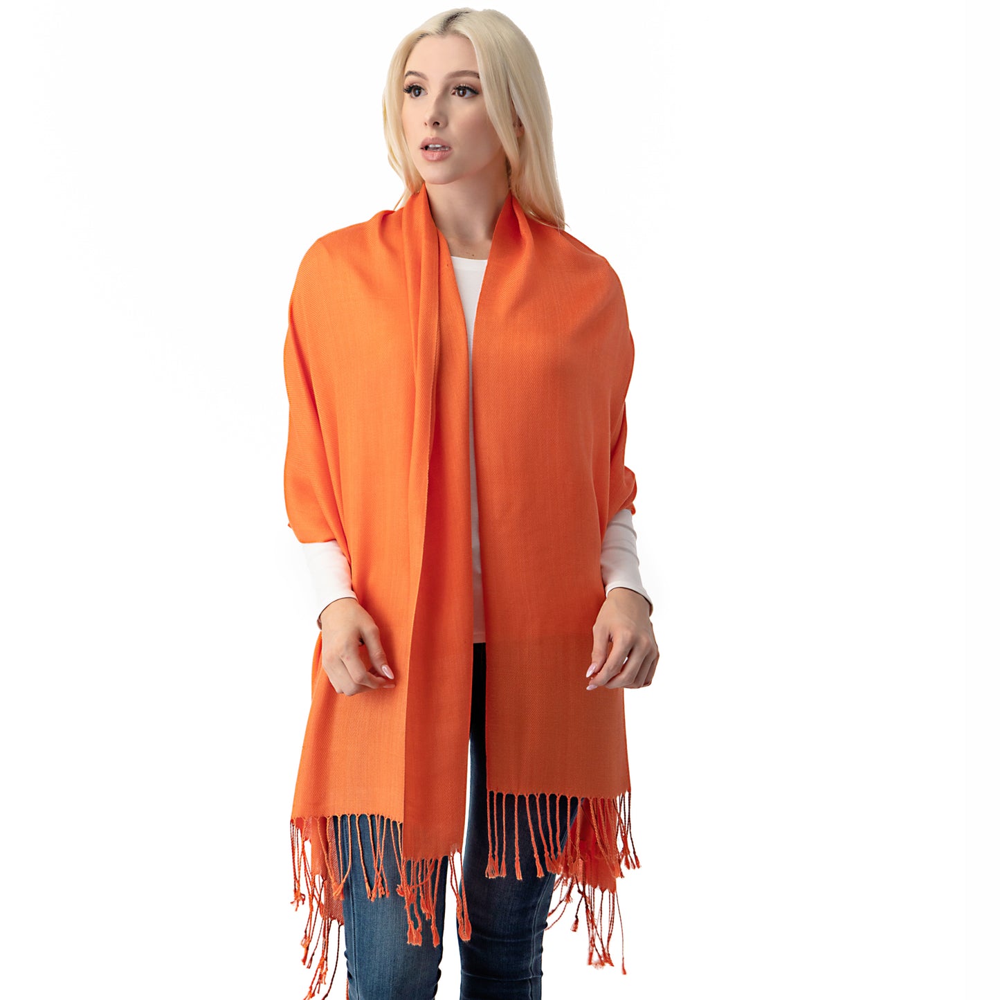 Plain Pashmina PP1028B. (12PC)