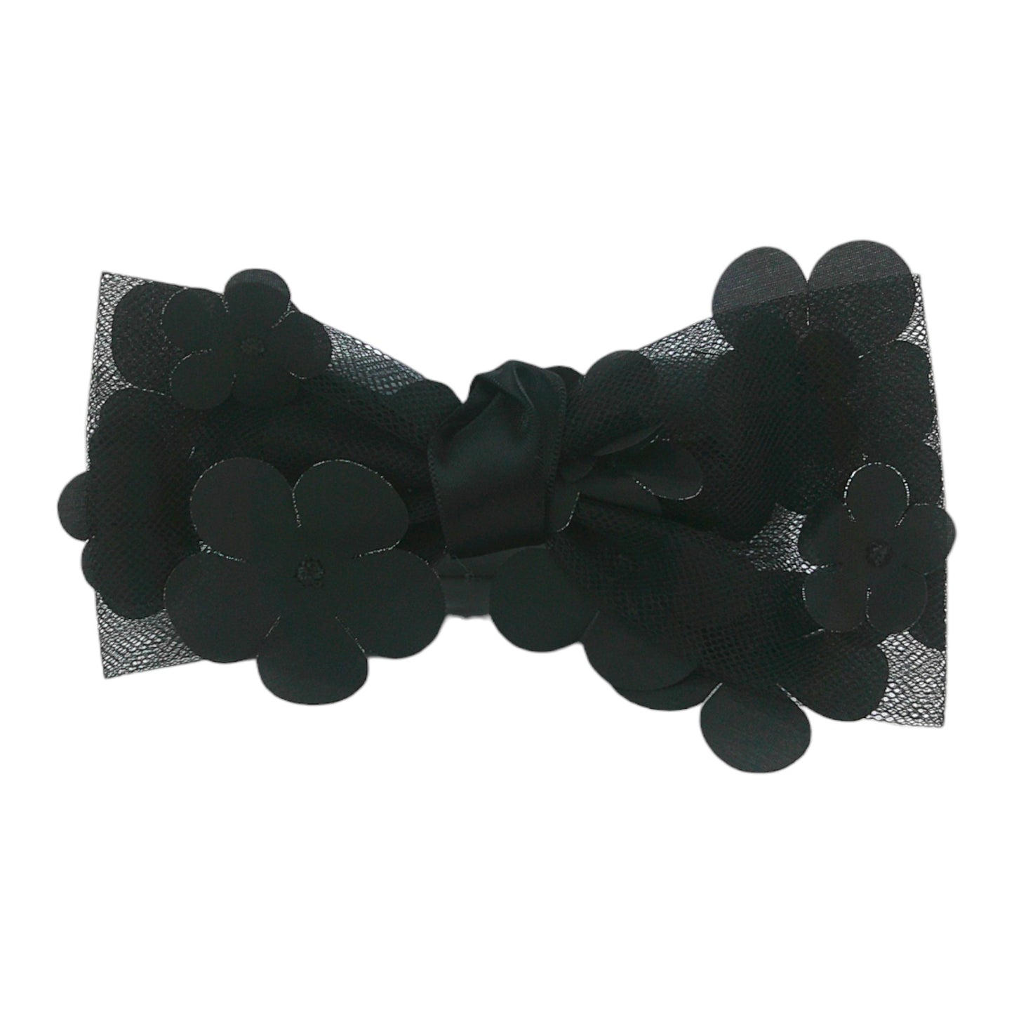 Flower Mesh Bow Clip HRB4846-6 (10PC)