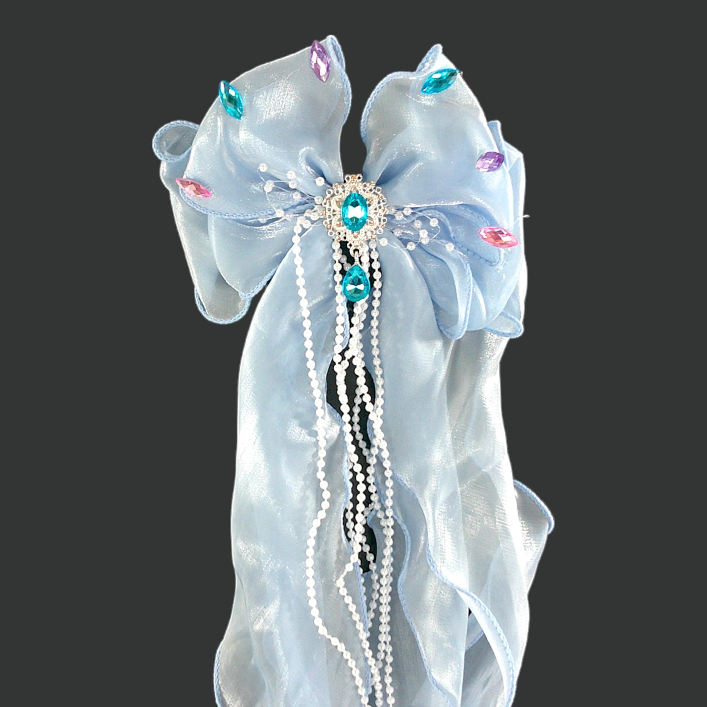 Kids Bow Hair Deco Clip HLC4315-12 (2PC)