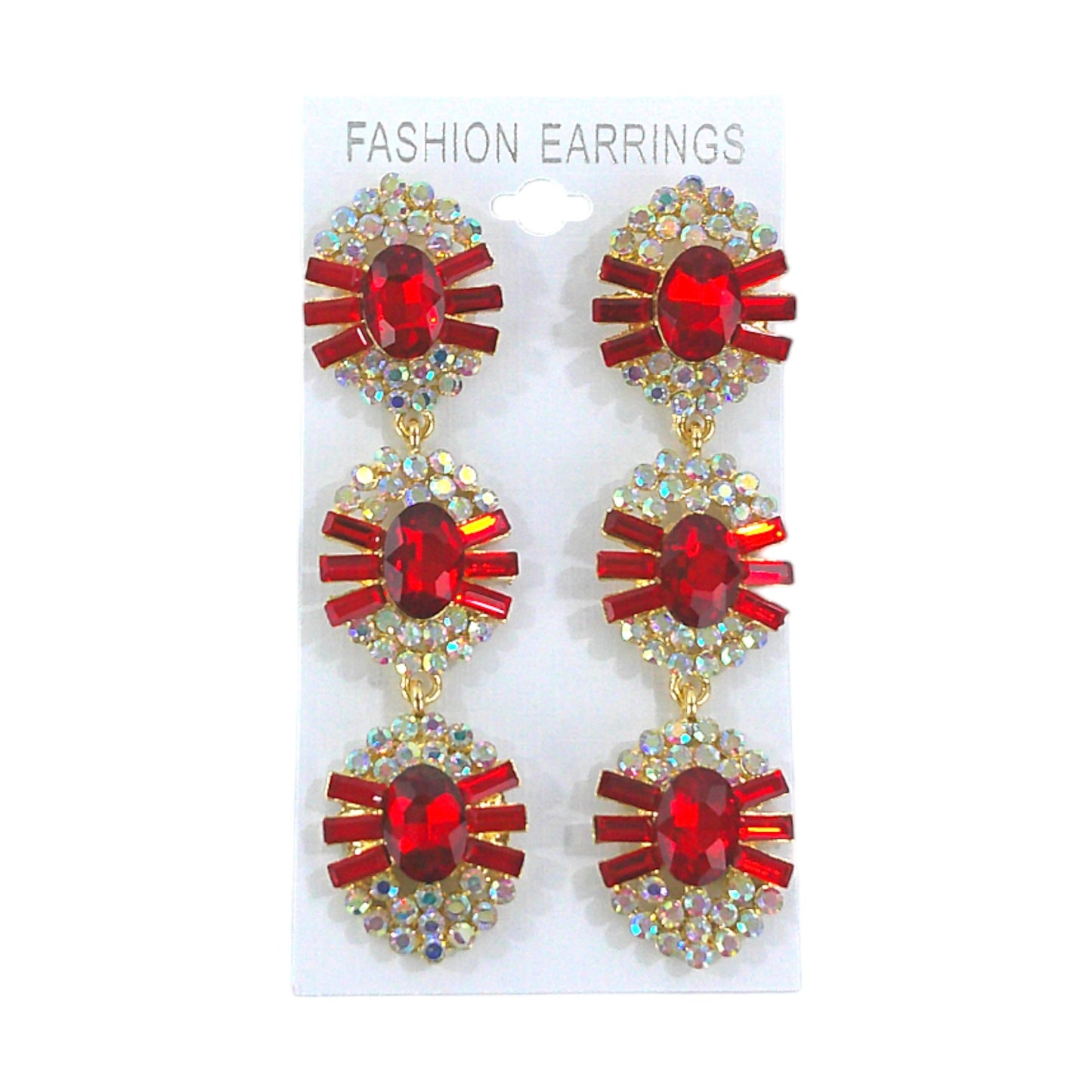 Oval Crystal Drop Bridal Earring ER4312-16 (12PC)