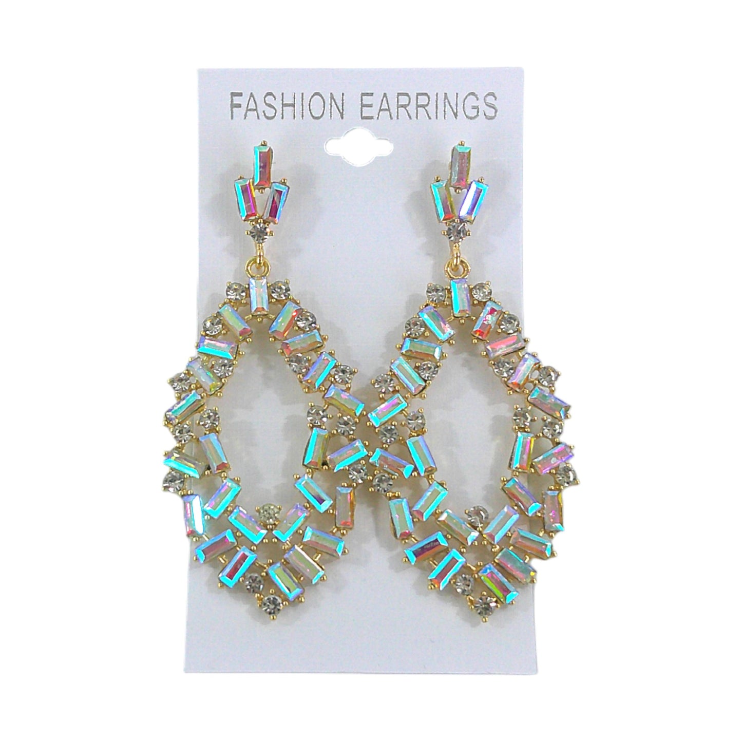 Crystal Oval Drop Bridal Earring ER4312-20 (12PC)