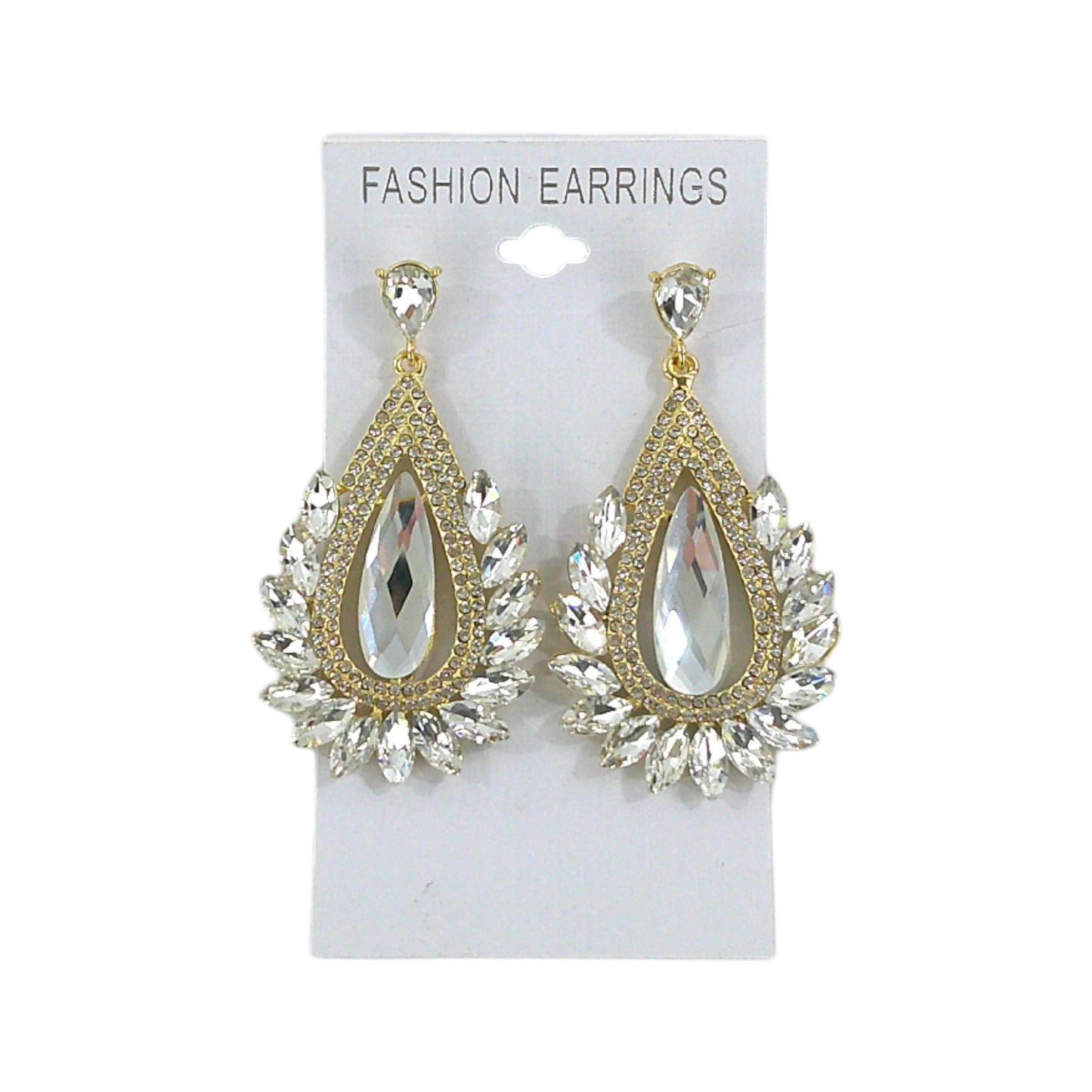 Crystal Pearl Drop Bridal Earring ER4312-21 (12PC)