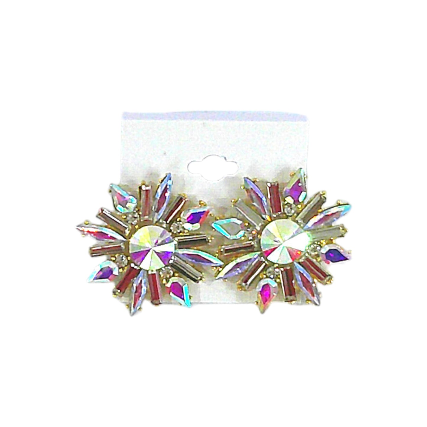 Multi Crystal Bridal Earring ER4312-3 (12PC)