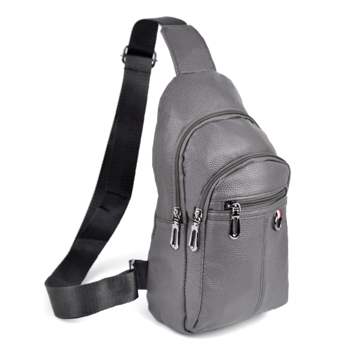 Synthetic Leather Crossbody Sling Bag FBG1847. (3PC)