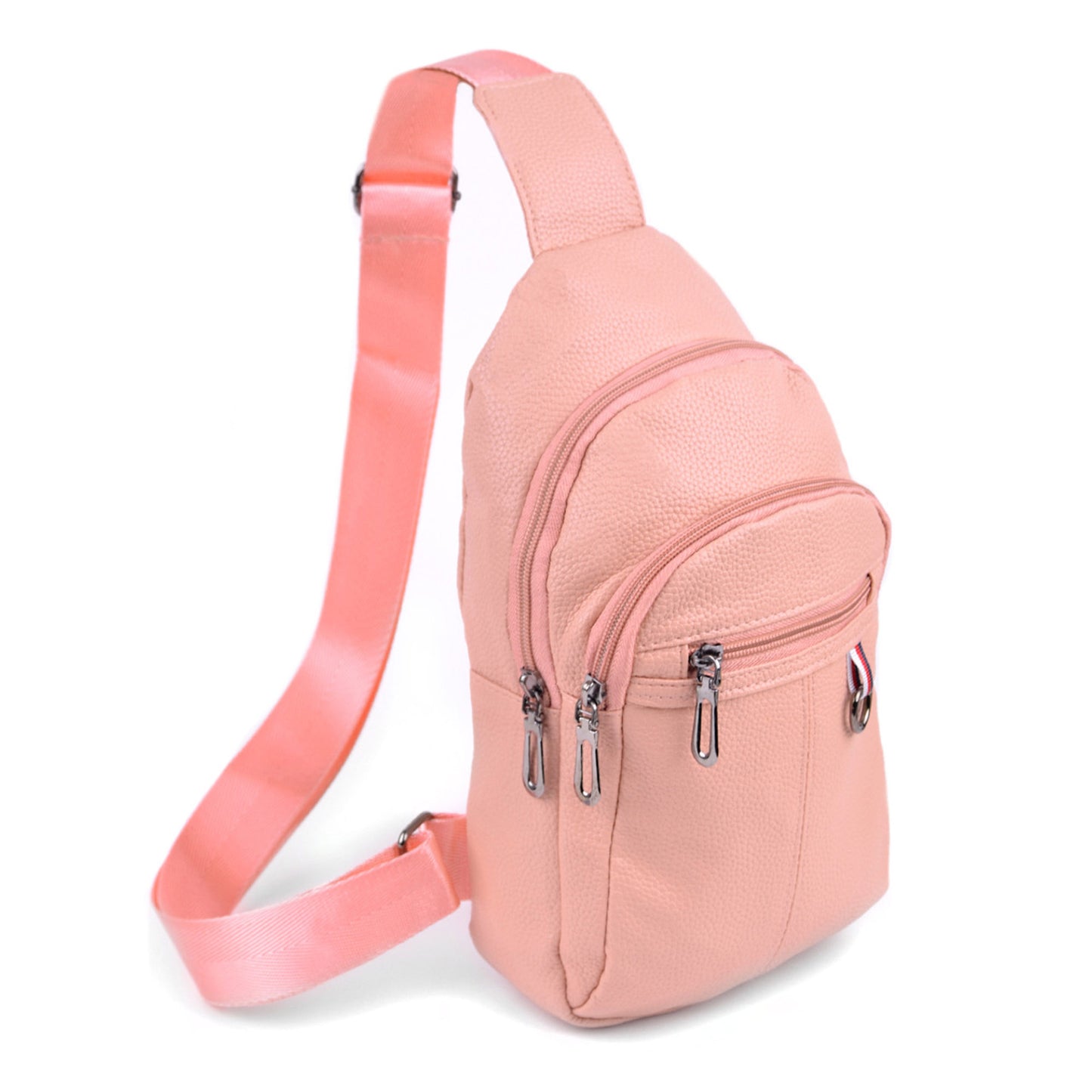 Synthetic Leather Crossbody Sling Bag FBG1847. (3PC)