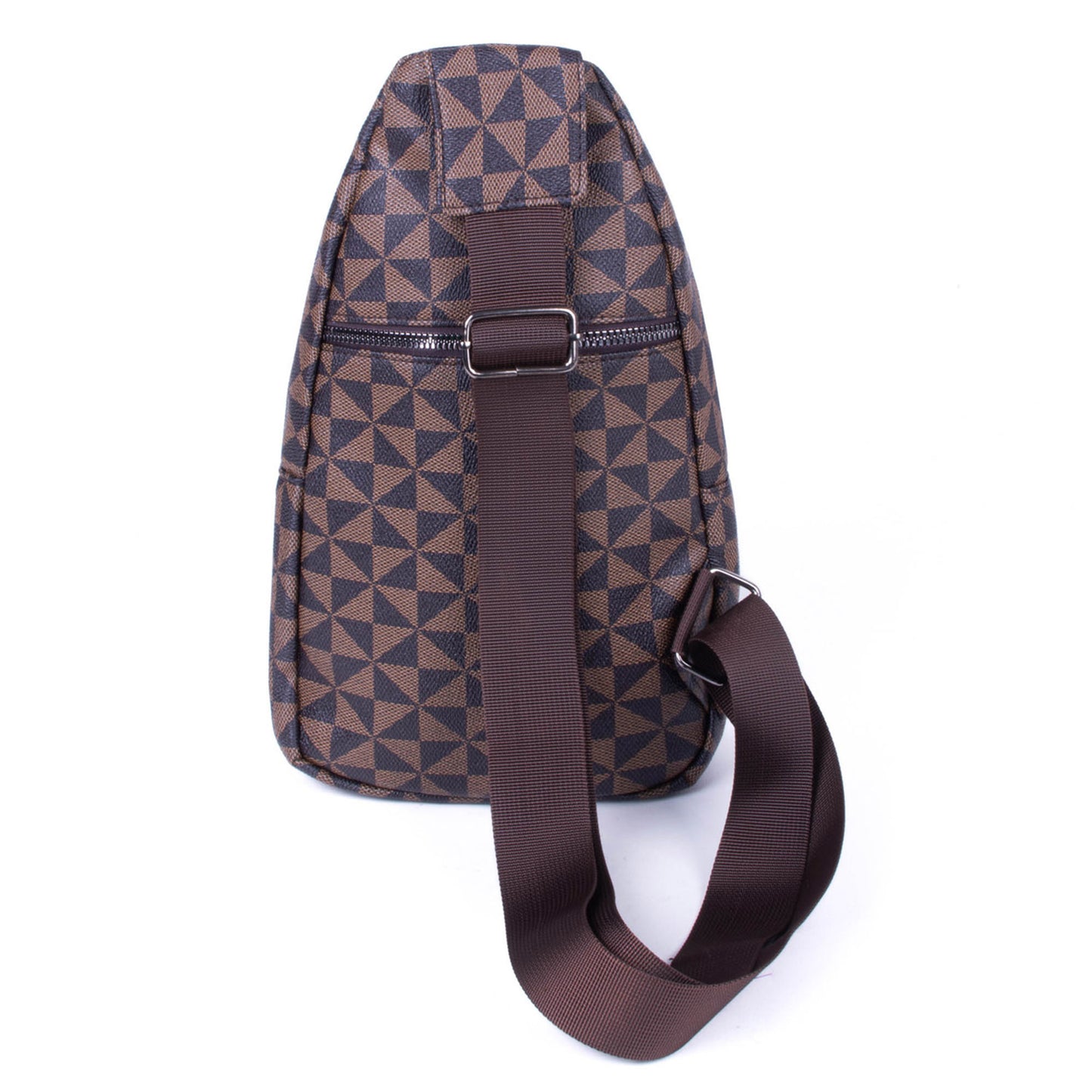 Pu Monogram Pattern Crossbody Sling Bag FBG1876 (3pc)