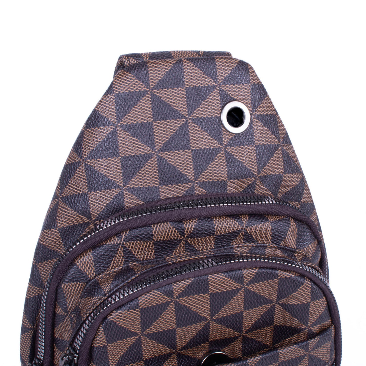 Pu Monogram Pattern Crossbody Sling Bag FBG1876 (3pc)
